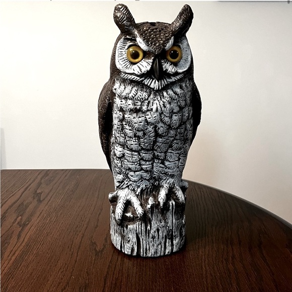 Vintage 1990 Dalen Great Horned Owl Scarecrow - Picture 8 of 8